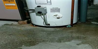 water heater leak