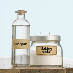 vinegar and baking soda