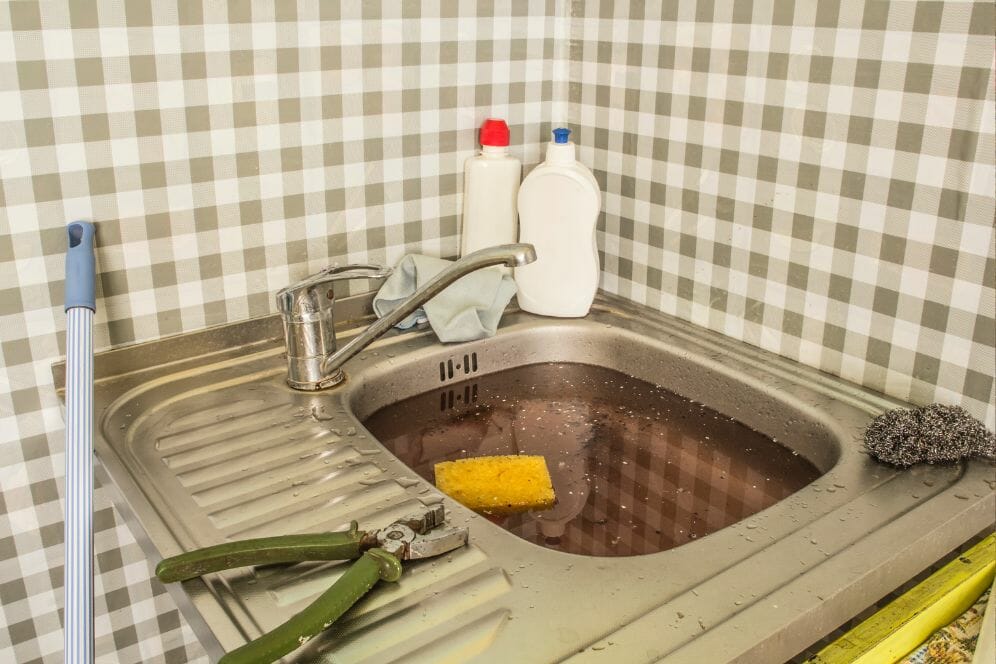 Clogged Kitchen Sinks