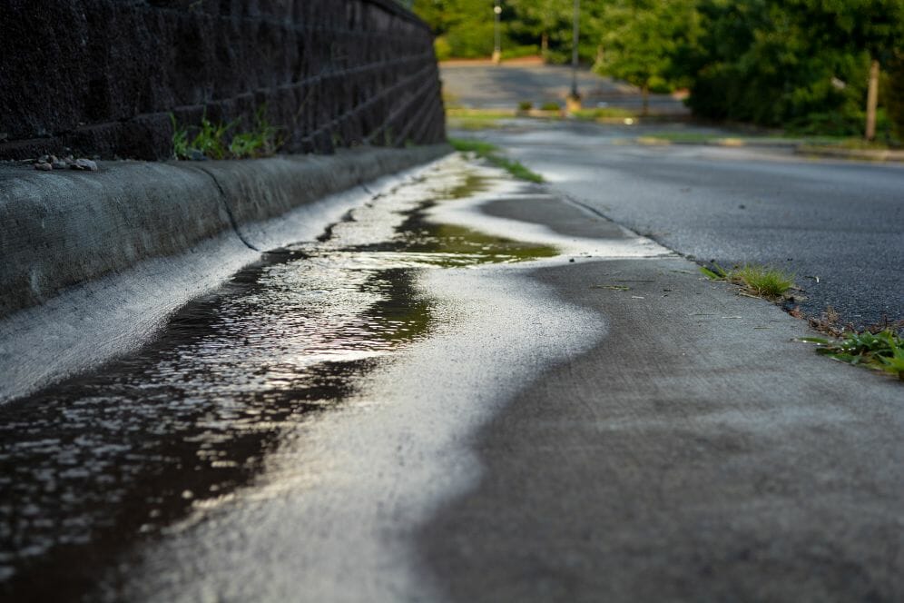 Clogged Stormwater Pipes