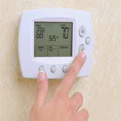 Adjusting heat temperature