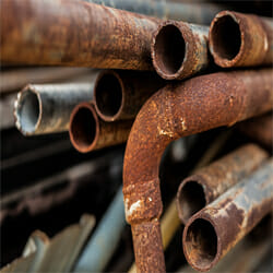 corrosion and aging pipes