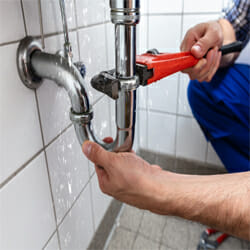 damaged water pipe