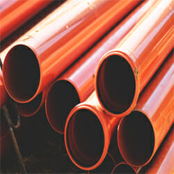 a pile of durable pipes